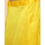 Generic Women's Silk Solid Free Size Petticoat (Yellow) - Image 2