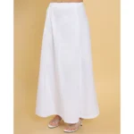 Generic Women's Cotton Solid Free Size Petticoat (White) - Image 4
