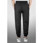 Generic Men's Polyster Solid Track Pant-Lower (Black) - Image 4