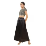 Black Silk Petticoat for Women