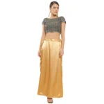 Gold Silk Petticoat for Women