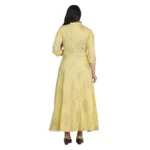 Yellow Anarkali Gown - Angle 3