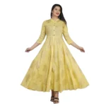 Yellow Anarkali Gown