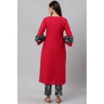 Rani Pink Kurti Set - Angle 2