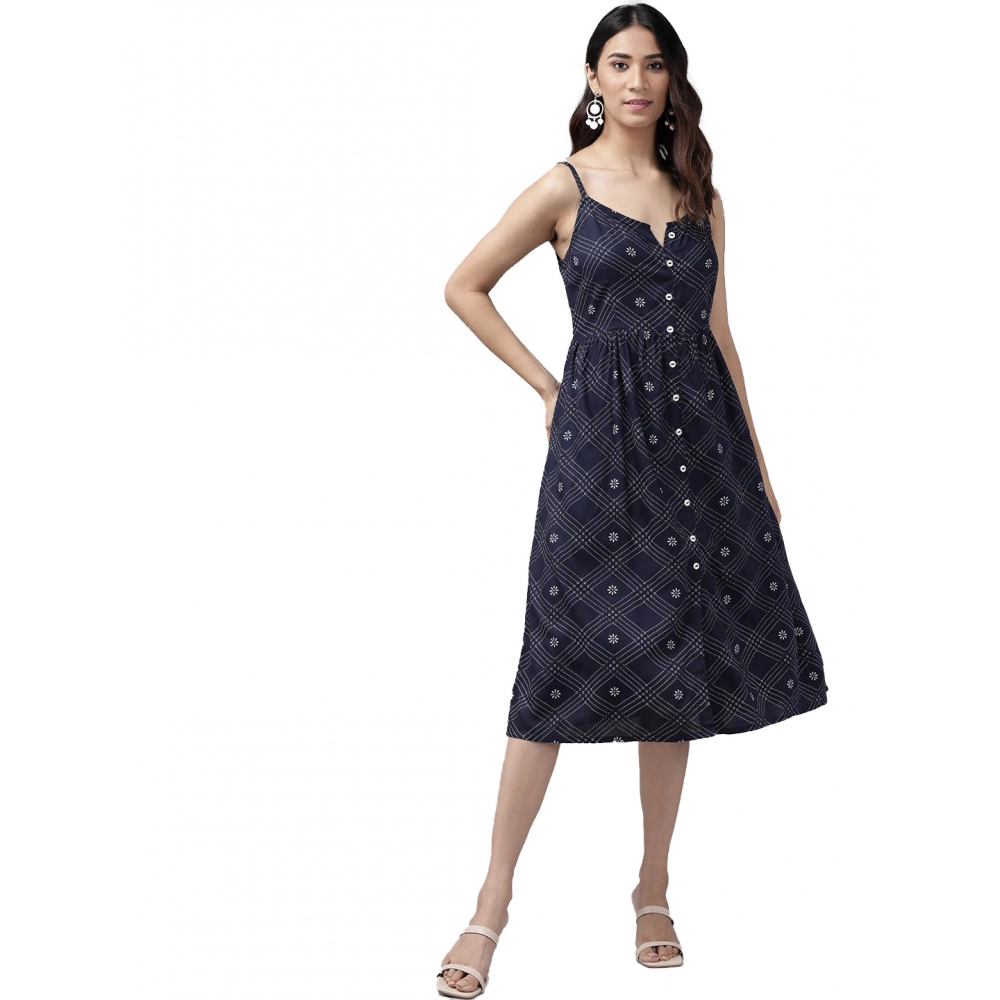 53590617741_61f6058d65_o_d-1000x1000-1.webp Generic Women's Casual Sleeveless Stripe Printed Rayon Dress (Blue) - Image 1