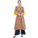 MultiColor Floral Cotton Kurti for Women