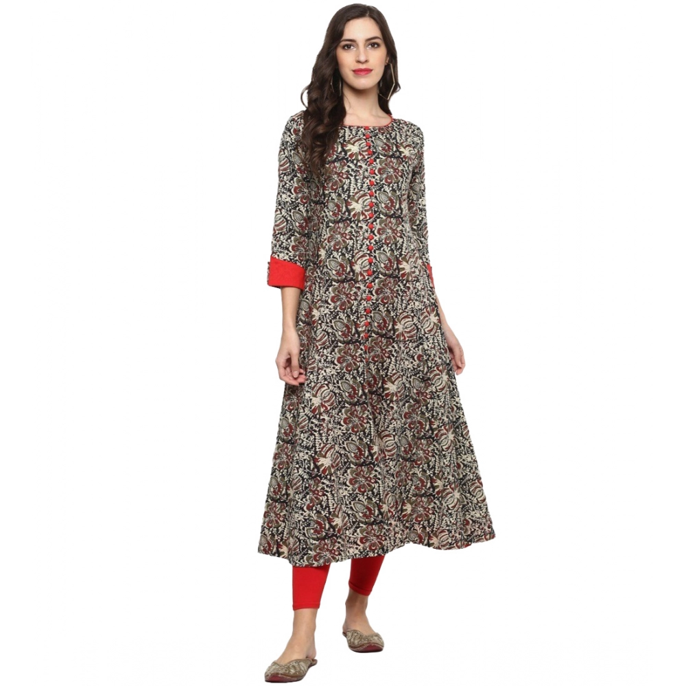 53590935259_50c63836f2_o_d-1000x1000-1.webp Generic Women's Casual 3/4 th Sleeve Printed Cotton Kurti (MultiColor) - Image 1
