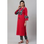 Rani Pink Kurti Set - Angle 4