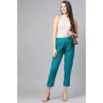 Womens Cotton Trousers - Angle 3