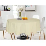 Generic Solid Cotton Plain Table Cloth (Beige)