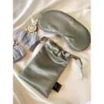 Generic Solid Satin Silk Eyemasks (Grey) - Image 4