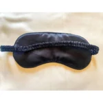 Generic Solid Satin Silk Eyemasks (Black) - Image 3