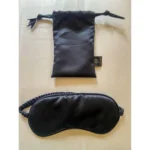 Generic Solid Satin Silk Eyemasks (Black)