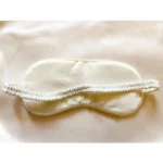Generic Solid Satin Silk Eyemasks (Cream) - Image 3