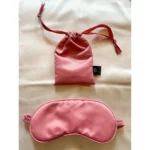 Pink Silk Eye Mask