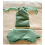 Generic Solid Satin Silk Eyemasks (Green) - Image 4