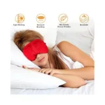 Generic Solid Velvet Eyemasks (Black & Red) - Image 3