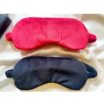 Generic Solid Velvet Eyemasks (Black & Red) - Image 4