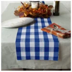 buy royal blue table runner