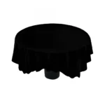 Generic Solid Cotton Plain Table Cloth (Black) - Image 3