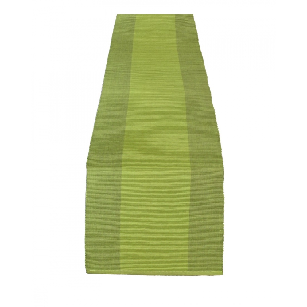 buy green cotton table runner