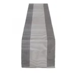 Generic Striped Cotton Table Runners (Grey)