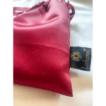 Generic Solid Satin Silk Eyemasks (Maroon) - Image 2