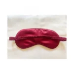 Generic Solid Satin Silk Eyemasks (Maroon) - Image 4