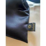 Generic Solid Satin Silk Eyemasks (Black) - Image 2