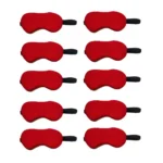 Generic Solid Lycra Foam Eyemasks (Red) - Image 4