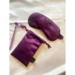 Generic Solid Satin Silk Eyemasks (Purple) - Image 4