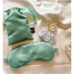 Generic Solid Satin Silk Eyemasks (Green)