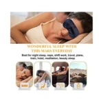 Generic Solid Velvet Eyemasks (Black & Red) - Image 2