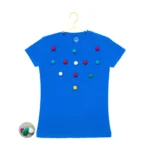 Royal Blue Cotton Girls T-Shirt