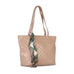 Generic Women's Polyurethane Textured  Shoulder Bag (Peach) - Image 4