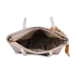 Generic Women's Polyurethane Textured  Shoulder Bag (lavender) - Image 3