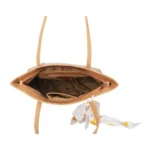 Generic Women's Polyurethane Textured, Croc Shoulder Bag (Yellow) - Image 2