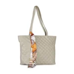 Generic Women's Polyurethane Textured  Shoulder Bag (Grey) - Image 5