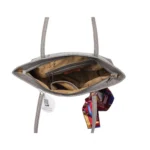 Generic Women's Polyurethane Textured, Croc Shoulder Bag (Grey) - Image 2