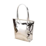 Generic Women's Synthetic Solid Shoulder Bag (Gold) - Image 5