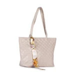 Generic Women's Polyurethane Textured  Shoulder Bag (lavender) - Image 5