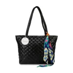 Generic Women's Polyurethane Textured  Shoulder Bag (Black) - Image 4