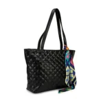 Generic Women's Polyurethane Textured  Shoulder Bag (Black) - Image 5