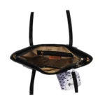 Generic Women's Polyurethane Textured, Croc Shoulder Bag (Black) - Image 2