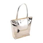 Generic Women's Synthetic Solid Shoulder Bag (Gold) - Image 4