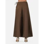 Generic Women's Casual Cotton Solid Palazzo (Brown) - Image 3