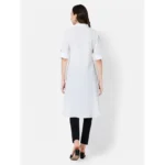 Buy White Cotton Kurti Online