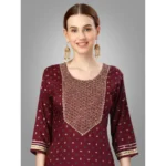 Silk Blend Kurti Set
