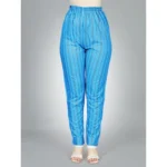 Generic Women's Casual 3-4 th Sleeve Embroidery Rayon Kurti Pant Set (Light Blue) - Image 2