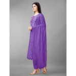 Purple Kurti Set for Women - Angle 5